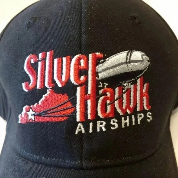 Silver Hawk Airships Baseball Hat Cap - Picture 1 of 5